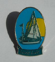 Lively Lady pin badge